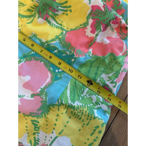Lilly Pulitzer DELIA Shift Dress SHORELY BLUE Big Flirt Pink Green Blue 00 READ - Picture 6 of 16